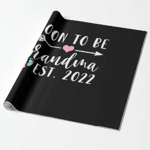 Soon To Be Grandma 2022 Mother's Day Wrapping Paper