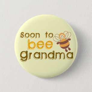 Soon to be Grandma 6 Cm Round Badge