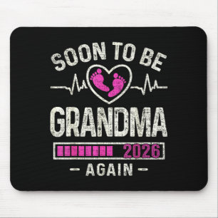 Soon To Be Grandma Again 2026 Expecting Baby Grand Mouse Pad