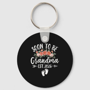 Soon To Be Grandma Est. 2026 Mother's Day For New  Key Ring