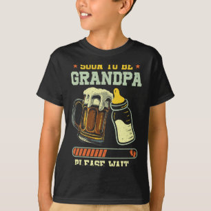 Soon To Be Grandpa Est 2025 Pregnancy Announcement T-Shirt