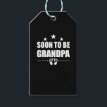Soon To Be Grandpa Grandad Pregnancy Announcement Gift Tags<br><div class="desc">1</div>