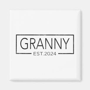Soon To Be Granny 2024 Mothers Day Granny Est 2024 Magnet