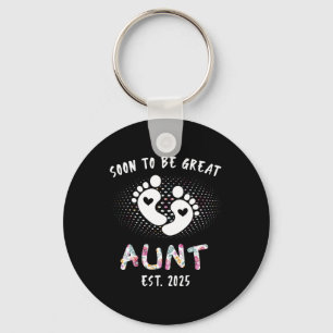 Soon To Be Great Aunt 2025 New Ba Key Ring