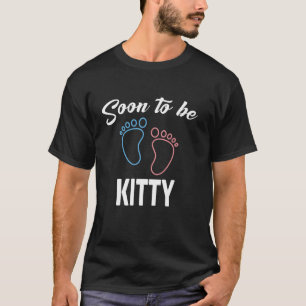 Soon To Be KITTY New Pregnancy Announcement Family T-Shirt