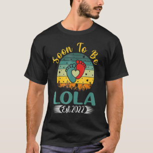 Soon To Be Lola Gender Reveal T-Shirt