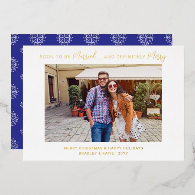 Soon to Be Married Definitely Merry Christmas (Front/Back)