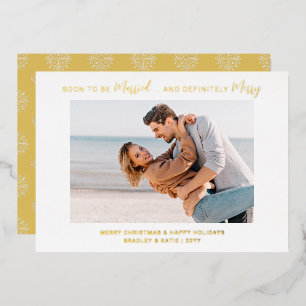 Soon To Be Married Engaged Merry Wedding Christmas