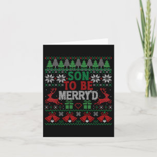 Soon To Be Married Merryd Christmas Ugly Sweater Card