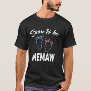 Soon To Be MEMAW New Pregnancy Announcement Family T-Shirt
