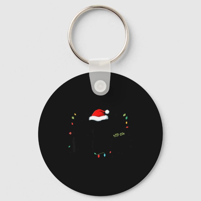 Soon To Be Merry'd Christmas Engaged Fiance Santa  Key Ring (Front)