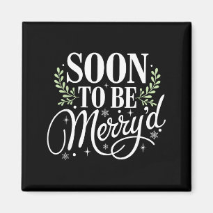 Soon To Be Merry'd Christmas Engaged Fiance Santa  Magnet