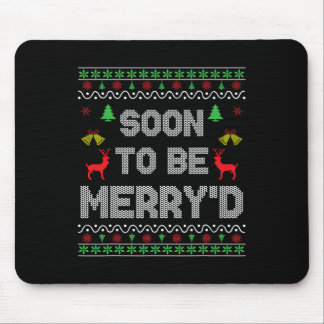 Soon To Be Merry'd Engaged Couples Matching Ugly C Mouse Pad