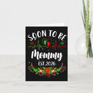 Soon To Be Mommy 2026 First Time Pregnancy Announc Card