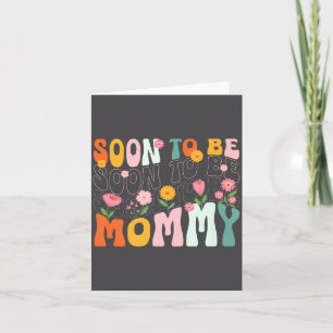 Soon To Be Mommy Est 2025 New Mom Pregnancy Announ Card