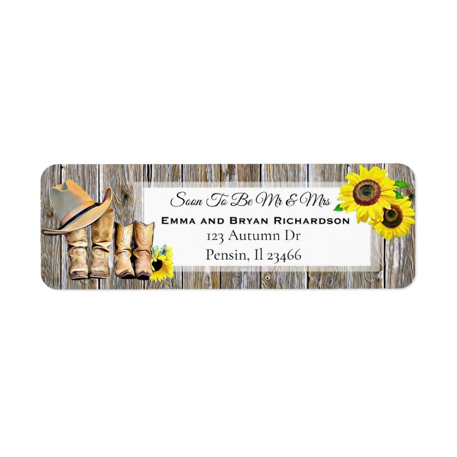 Soon to be Mr and Mrs Rustic Wedding Invitation (Front)