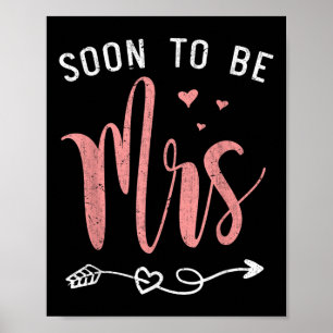 Soon To Be Mrs Bachelorette Party Bridal Shower Br Poster