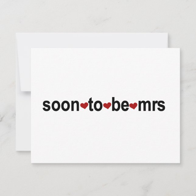 Soon To Be Mrs T-shirts and Gifts (Front)