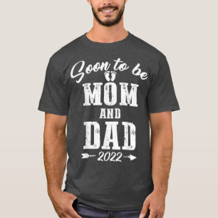 Soon To Be Mum and Dad 2022 Pregnancy Matching Bab T-Shirt
