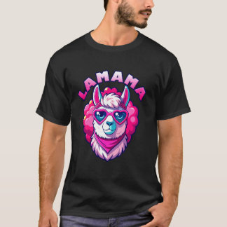 Soon to be Mum LAMAMA Expectant Mum Funny Mothers T-Shirt