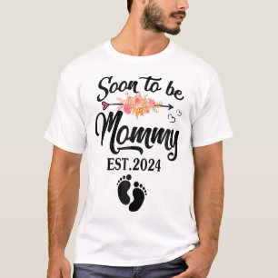 Soon To Be Mummy 2024 Mother'S Day First Time Mum  T-Shirt