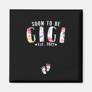 Soon To Be Mummy Est 2022 Pregnancy Announcement Magnet