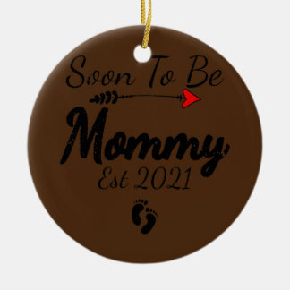 Soon to be Mummy Mothers Day For Mum Pregnancy  Ceramic Tree Decoration