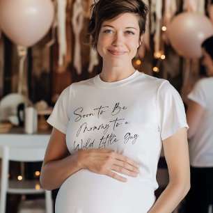 Soon to be Mummy to a Wild Little Guy, Mum-to-be T-Shirt