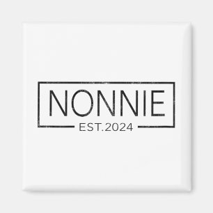 Soon To Be Nonnie 2024 Mothers Day Nonnie Est 2024 Magnet