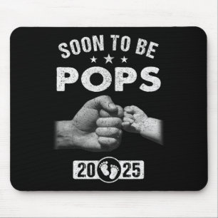 Soon To Be Pops Est 2025 Fathers Day First Time Ne Mouse Pad