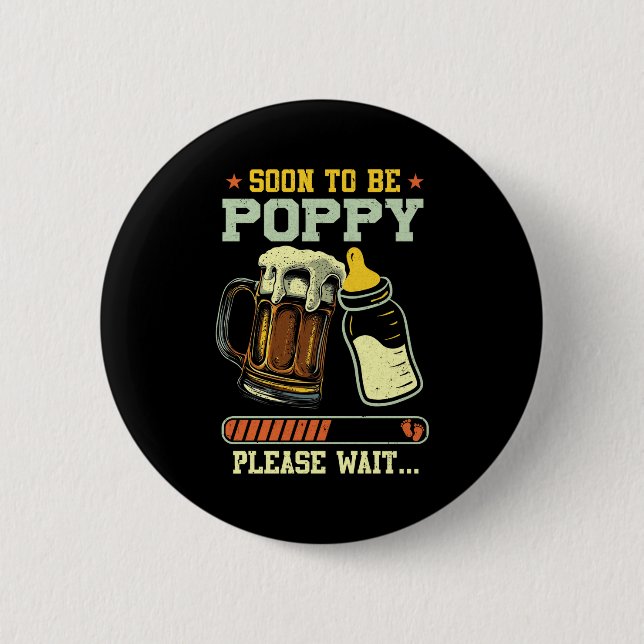 Soon To Be Ppy Est 2025 Pregnancy Announcement L  6 Cm Round Badge (Front)