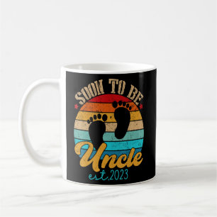 Soon To Be Uncle 2023 Gender Reveal First Time Pap Coffee Mug