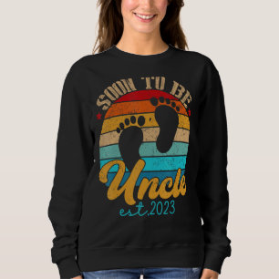 Soon To Be Uncle 2023 Gender Reveal First Time Pap Sweatshirt