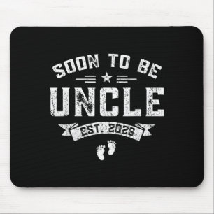 Soon to Be Uncle 2026 Gender Reveal Pregnancy Baby Mouse Pad