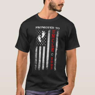 Soon to Be Uncle Est 2023 USA Flag First Time New T-Shirt