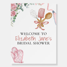 Soon To Be Whisked Away Bridal Shower Welcome Sign