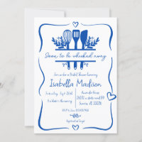 Soon To be Whisked Away Hand Drawn Bridal Shower 
