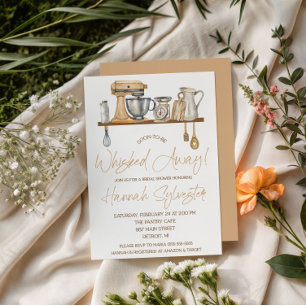 Soon-to-be Whisked Away! Kitchen Bridal Shower Invitation