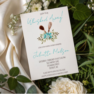 Soon-to-be Whisked Away! Kitchen Bridal Shower Invitation