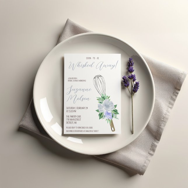 Soon-to-be Whisked Away! Kitchen Bridal Shower Invitation (Creator Uploaded)