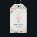 Soon to be Whisked Away Pink Floral Bridal Shower  Gift Tags<br><div class="desc">Soon to be Whisked Away Pink Floral Bridal Shower Gift Tags</div>