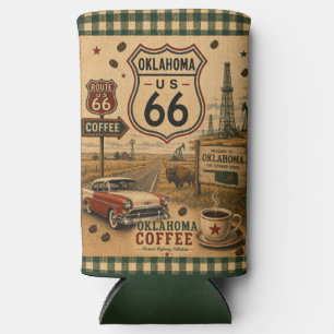 Sooner State Route 66 Drink Sleeve Seltzer Can Cooler