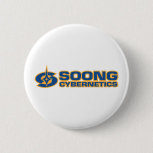 Soong Cybernetics - Noonien Soong 6 Cm Round Badge