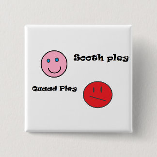 sooth pley quaad pley 15 cm square badge