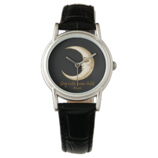 Soothing Crescent Moon Stay Wild, Moon Child Watch