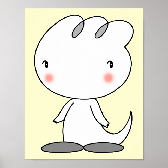 Soothing dinosaur character. poster (Front)