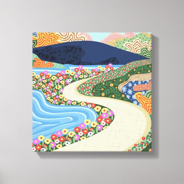 Soothing Horizon Canvas Print (Front)