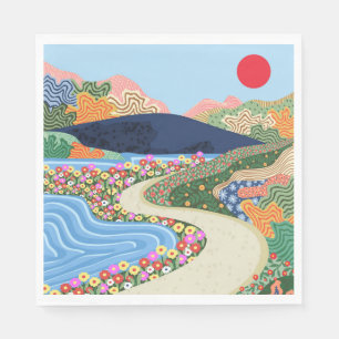 Soothing Horizon Napkin