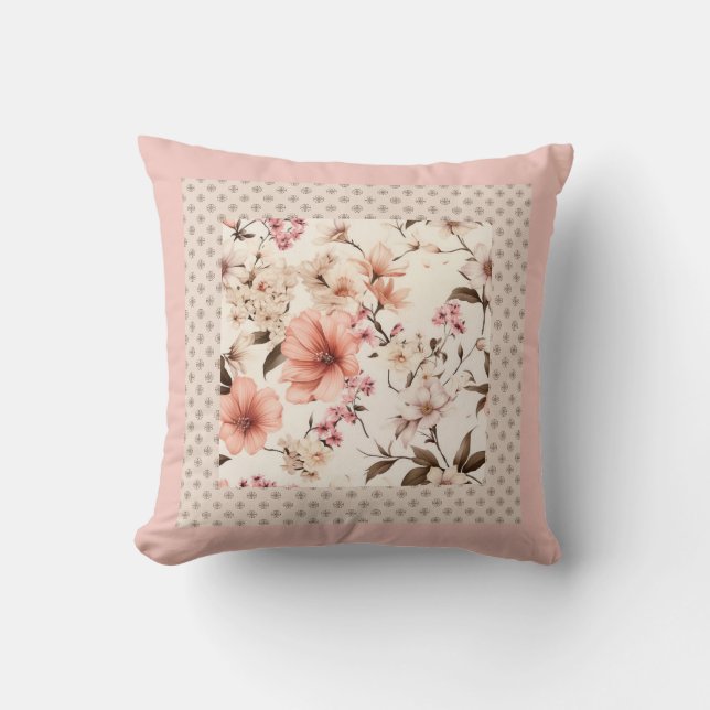 Soothing soft apricot cushion (Front)