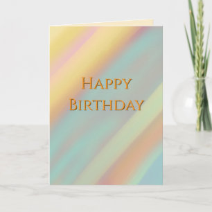 Soothing Summer Colours by the Beach  Card
